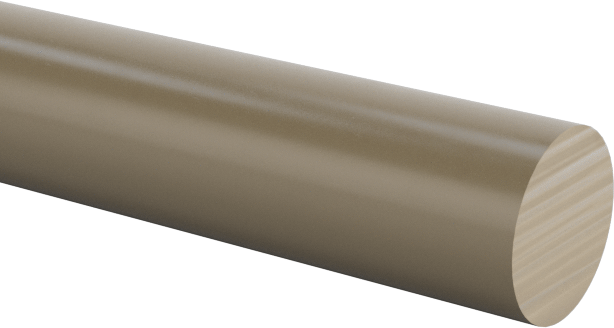 Elektrik Yalıtımlı Garolite XX Çubuk, 1/16" Çap, 4 Fit Uzunluk