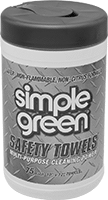 Crystal Simple Green Yağ Giderici, Kova Başına 75 Mendil