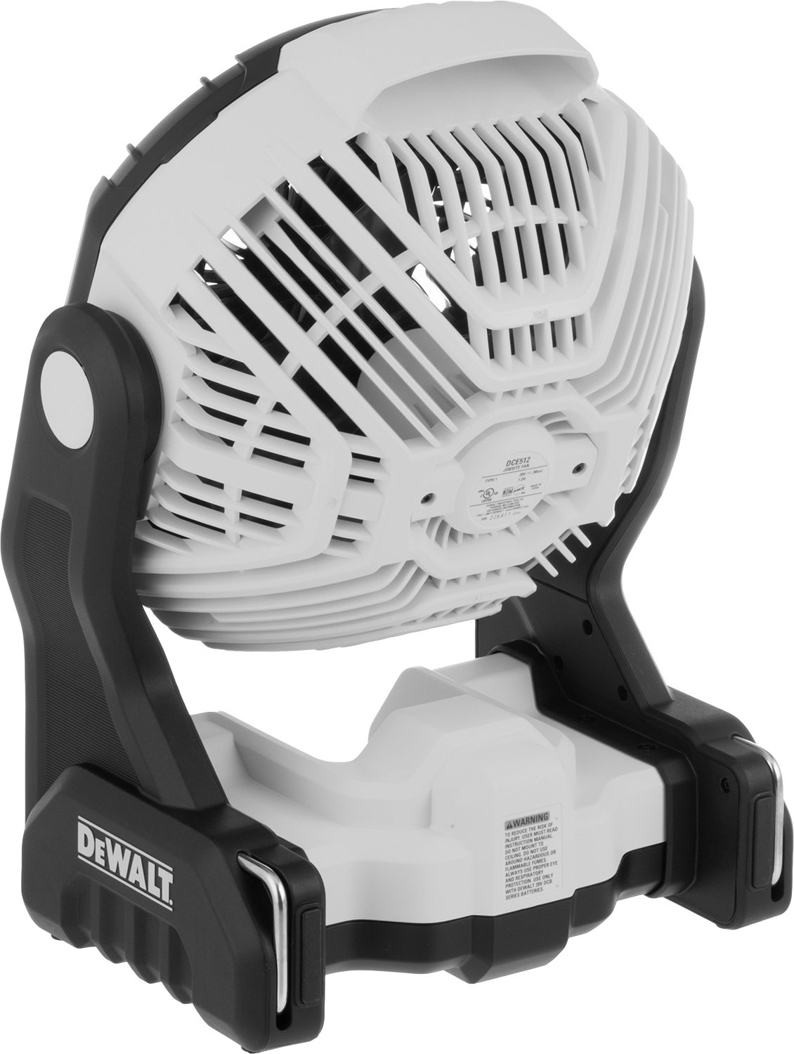 Pille Çalışan Taşınabilir Fan, DeWalt 20V DC Piller için
