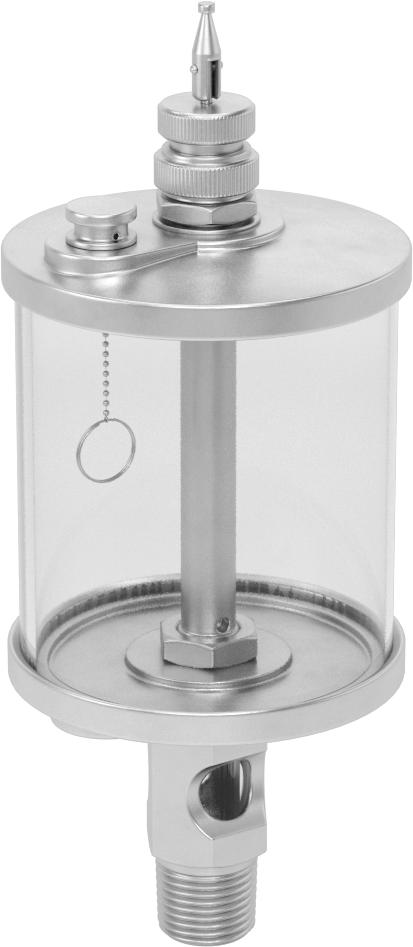 Akış Ayar Valfli Yağ Dağıtıcı, Maksimum 160°F, 1/4 NPTF Erkek Çıkış, 1 1/2 FL oz