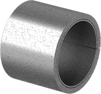 Kuru Çalışmalı Metal Takviyeli PTFE Burçlu Yatak, Çelik Kabuklu, Bronz Sırtlı