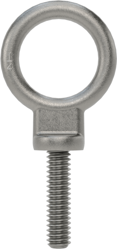 Omuzlu Çelik Halka Cıvata - Kaldırma için, 1/4"-20 Diş Boyutu, 1" Diş Uzunluğu