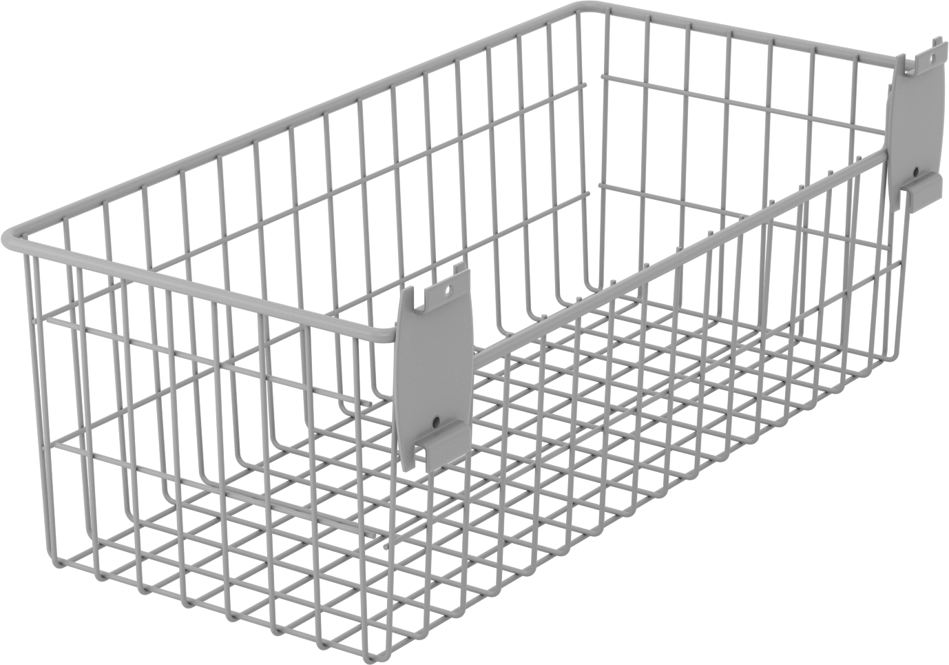 Slatwall Sepet, 23" Genişlik x 8" Yükseklik