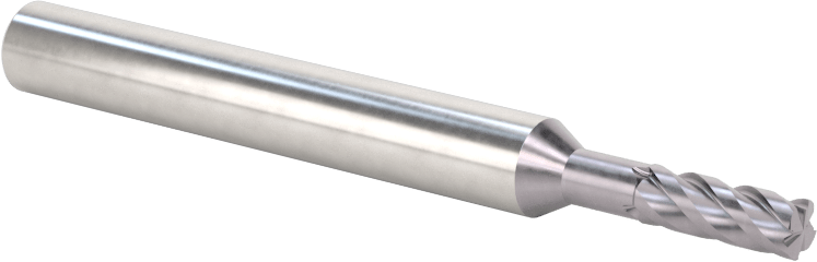 Hızlı Kesim Karbür Kare Uçlu Freze, Pahlı Köşe, AlTiN Kaplamalı, 4 Kanallı, 3.5 mm Freze Çapı