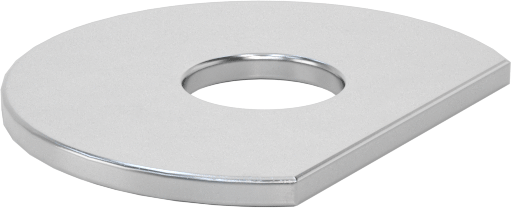 Klipsli Pul, Çelik, M5 Vida için, 5.500 mm İç Çap, 18 mm Dış Çap