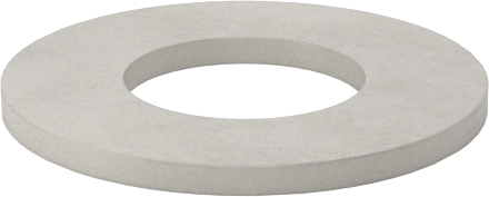 Sert Fiber Pullar, 4 Numaralı Vida için, 0.125" İç Çap, 0.250" Dış Çap, 0.014"-0.016" Kalınlık