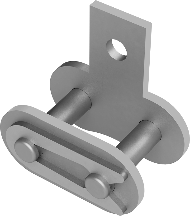 Bağlantı Makaralı Zincir Halkası, ANSI 35 Numaralı Zincir için SA-1 Tırnaklı Bağlantı Halkası — 35, Attachment, Standard, Çıkıntı