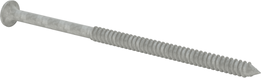 Metal Çerçeve için Alçıpan Vidası, Paslanma ve Aşınmaya Dayanıklı Kaplamalı Çelik, 10 Numaralı Boyut, 3-3/4" Uzunluk