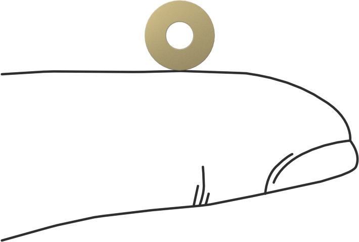 Kuru Çalışan Flanşlı Burçlu Yatak, Yüksek Mukavemetli Plastik Karışımı, 3 mm Mil Çapı için, 5 mm Uzunluk