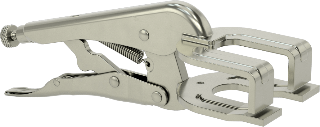Levhalar için Kilitli Pense Kelepçesi, 0" ila 2-3/4" Açıklık