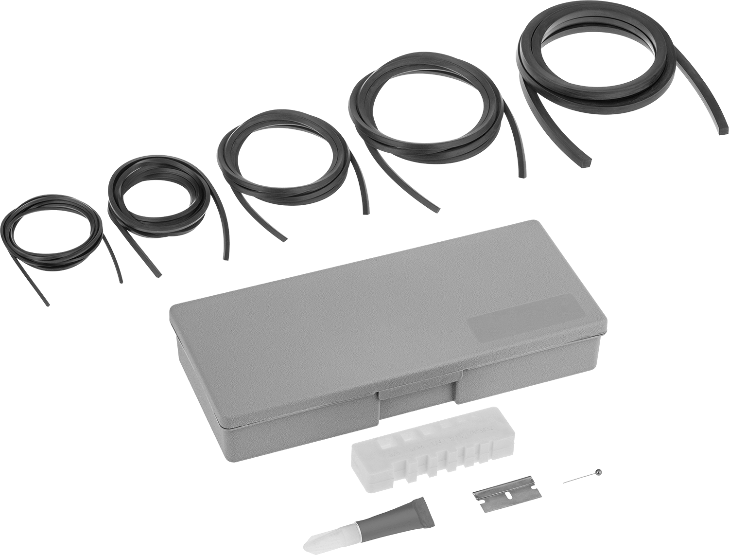 Kord Profilli Kendi O-Ring Kitinizi Yapın, Durometre 70A EPDM Kauçuk, Kare Kesit, Metrik — 1.5 mm, 2 mm, 2.5 mm, 3 mm, 3.5 mm, 4 mm, 5 mm…