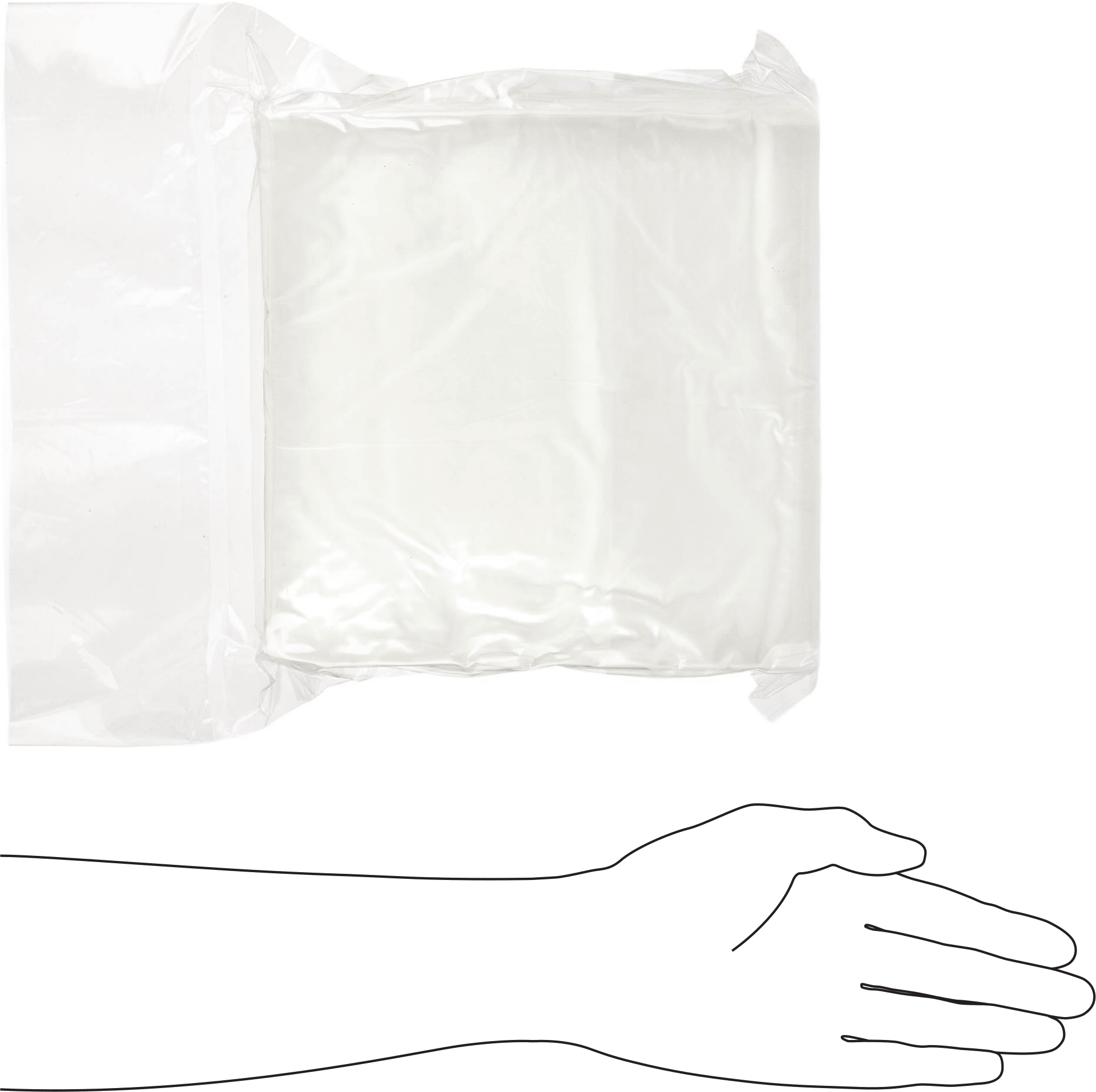150 Ultra Yumuşak Temiz Oda Mendilleri, 9" Uzunluk x 9" Genişlik