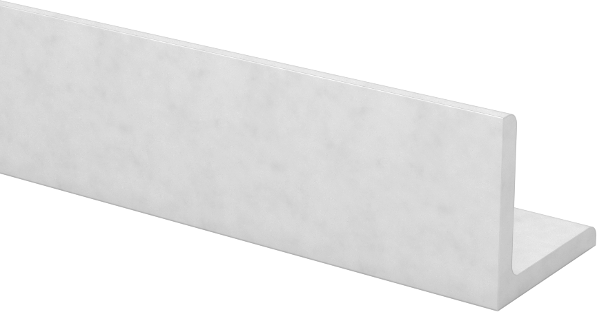 Denizcilik Sınıfı 5086 Alüminyum 90 Derece Açı, Kolay Şekillendirilebilir, 1/8" Duvar Kalınlığı, 1" Dış Yükseklik
