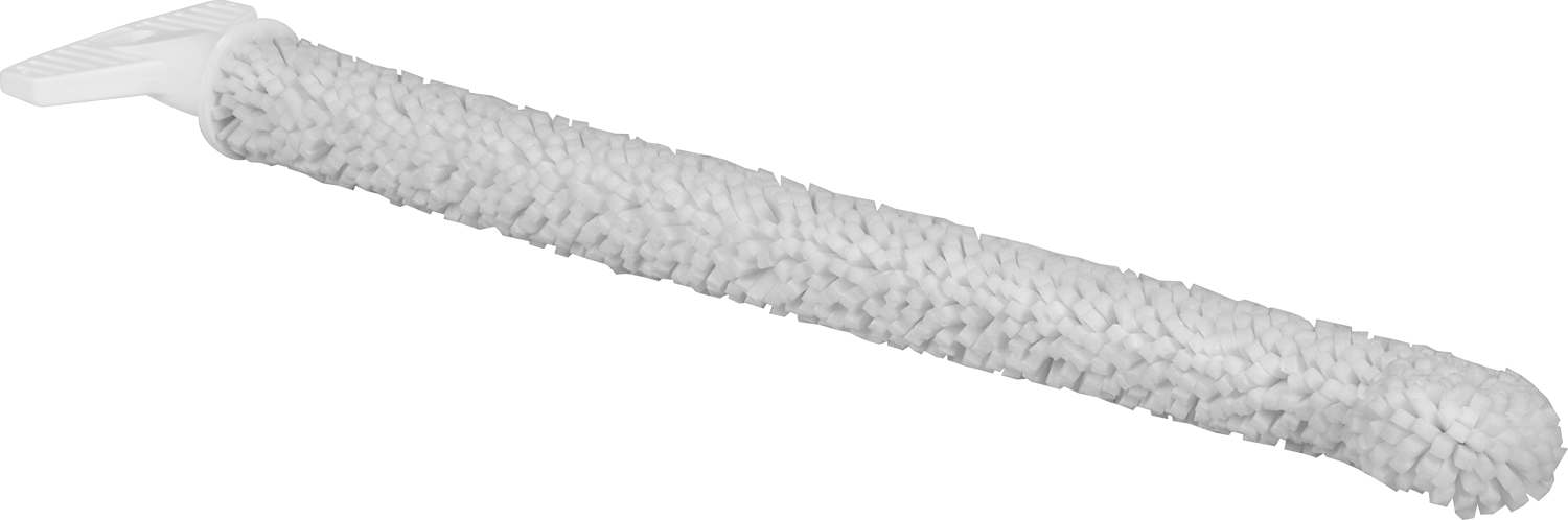 Bükülebilir Şişe Fırçası, 16" Toplam Uzunluk — 1", Plastic, Polypropylene Foam, 16"