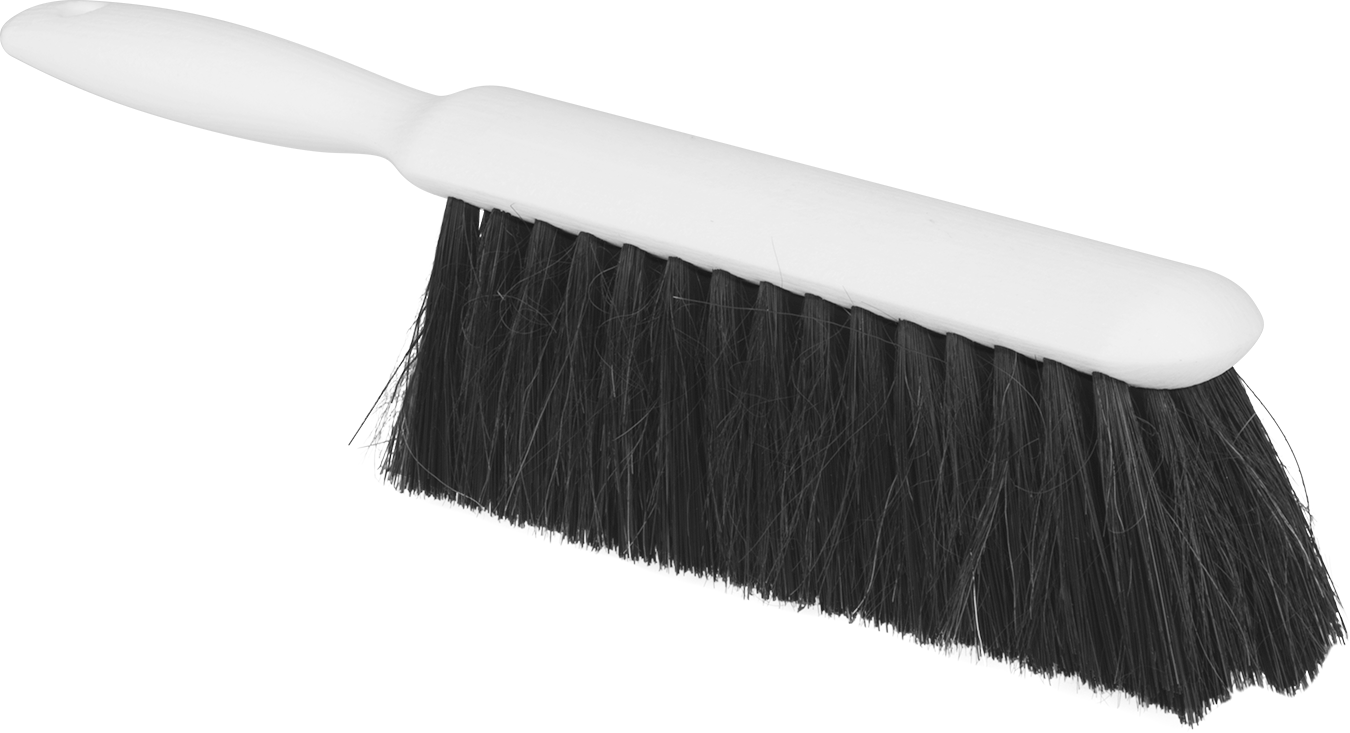 El Fırçası, At Kılı ve Polipropilen Kıllar, 1-3/4" Genişlik x 8" Uzunlukta Fırça — Animal Hair, Horsehair, Plastic, Polypropylene, Plasti…