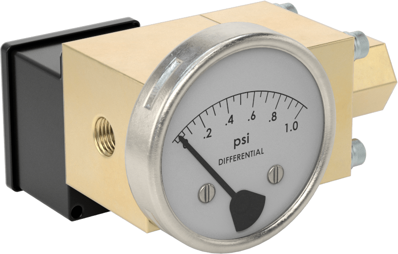 Sıvılar için Diferansiyel Basınç Transmitteri, 4-20 mA, 0-5V DC Çıkış Sinyali, 0 ila 1 PSI