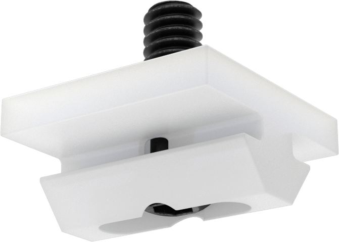 T-Yuvalı Çerçeve Rayı Kaydırma Parçası, Dikey Pivot, T-Şekli, 1 inç ve 25 mm Yüksekliğinde Ray için