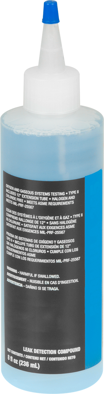 Quick-Spot Sıkıştırılmış Gaz Kaçak Dedektörü, Oksijen Uyumlu, -65° ila 200°F, 8 FL. oz Şişe — Sıkıştırılmış Gaz Sızıntısı, Sıkma Şişesi,…