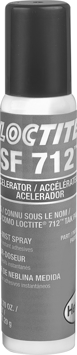 Anında Yapışan Yapıştırıcılar için Yapıştırıcı Hızlandırıcılar, Loctite® 712, 0.7 oz. Aerosol Kutusu
