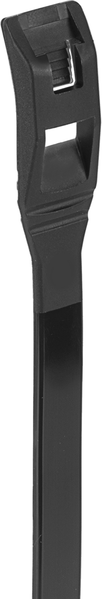 Takılmayan Kablo Bağları, Geniş, 14-1/2" Uzunluk, Siyah — Geniş, 14 1/2", Naylon