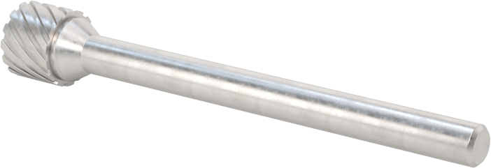 1/8" Çaplı Şaftlı Karbür Freze Ucu, Düz Kesici Silindir, Ticaret No. Sb-51, Tek Kesim