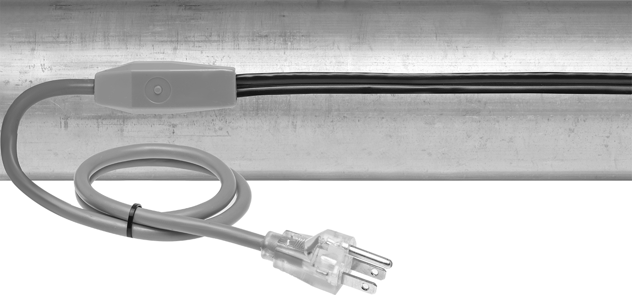Sıcaklık Kontrollü Sabit Güçlü Isıtma Bandı, Borular ve Tüp için, 120V AC, Tek Faz, 3 Fit Uzunluk