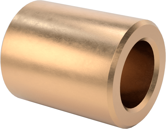 Yüksek Sıcaklık Grafit Yağlamalı Burçlu Yatak, 932 Yatak Bronzu, 10 mm Mil Çapı için, 20 mm Uzunluk
