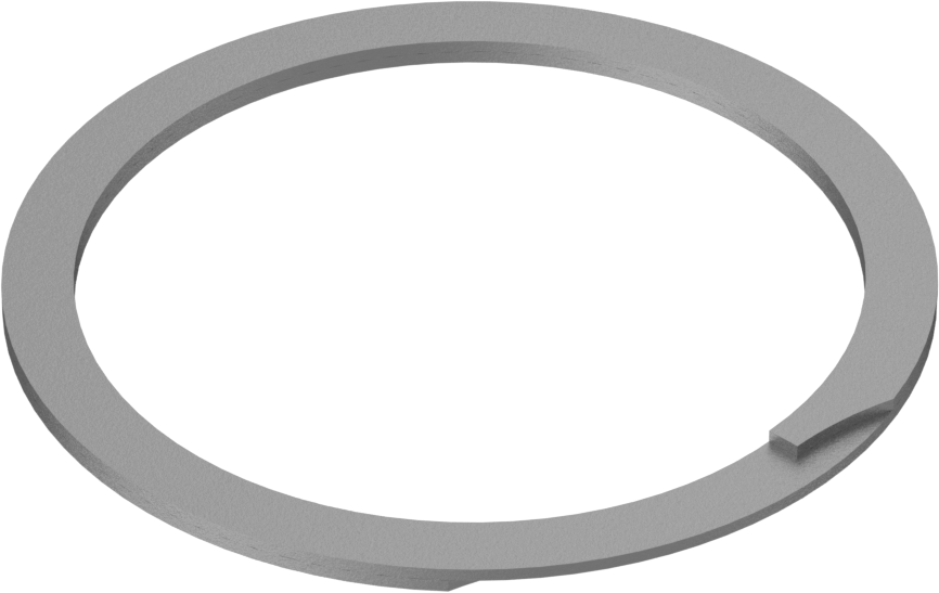 Spiral İç Segmanlar, 1060-1090 Yay Çeliği, 14 mm İç Çap için