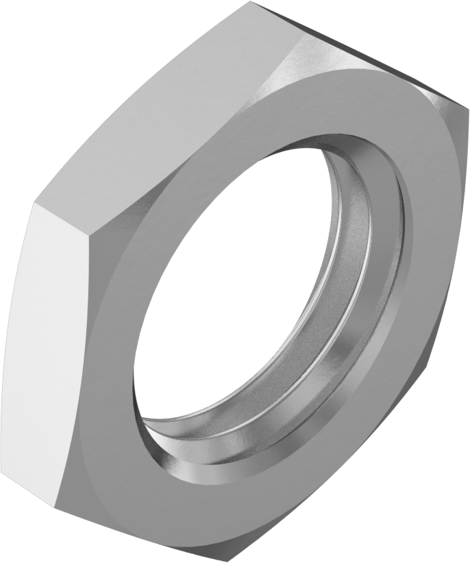Orta ve Kalın Cidarlı Metal Boru Kanalları için PG-7 304 Paslanmaz Çelik Kilit Somunu — 304 Stainless Steel, Stainless Steel, Kilit Somun…