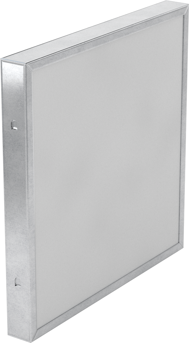 Elektrostatik Yeniden Kullanılabilir Panel Hava Filtresi, 1" Kalınlık, 10 x 10 Anma Ölçüsü, MERV 6