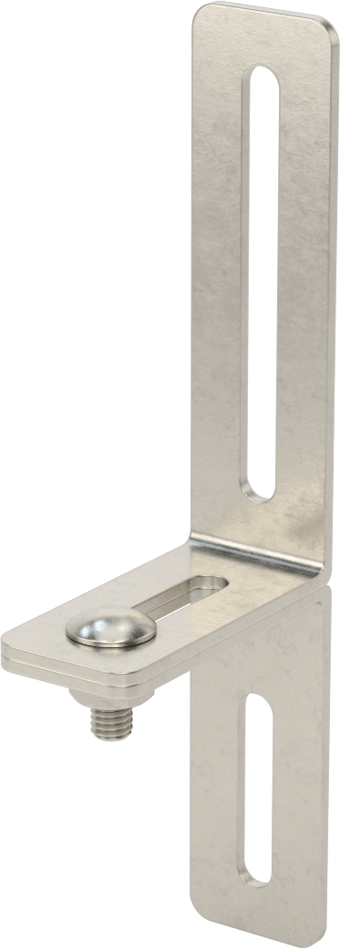 3-1/4" x 9-1/32" x 1/8" İki Parçalı L-Braket — L-Braket, Paslanmaz Çelik, 9 1⁄32"