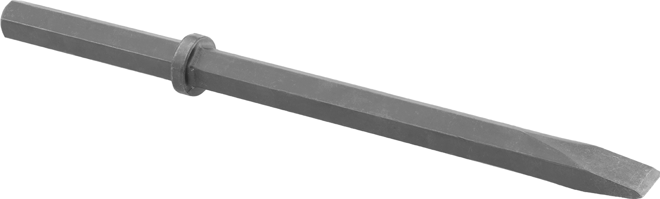 Kaldırım Kırıcı Çekiçler için Keski Ucu, 1-1/4" Altıgen Şaft, 1-3/8" Genişlik Düz Bıçak, 20 inç Toplam Uzunluk