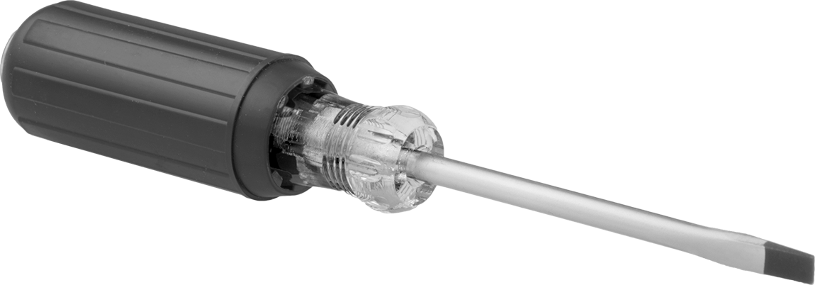 Yastıklı Tutamaklı Tornavida, Değer, 3/16" Yivli Tahrik, 9-3/4" Toplam Uzunluk — 3⁄16", Bireysel, Yastık