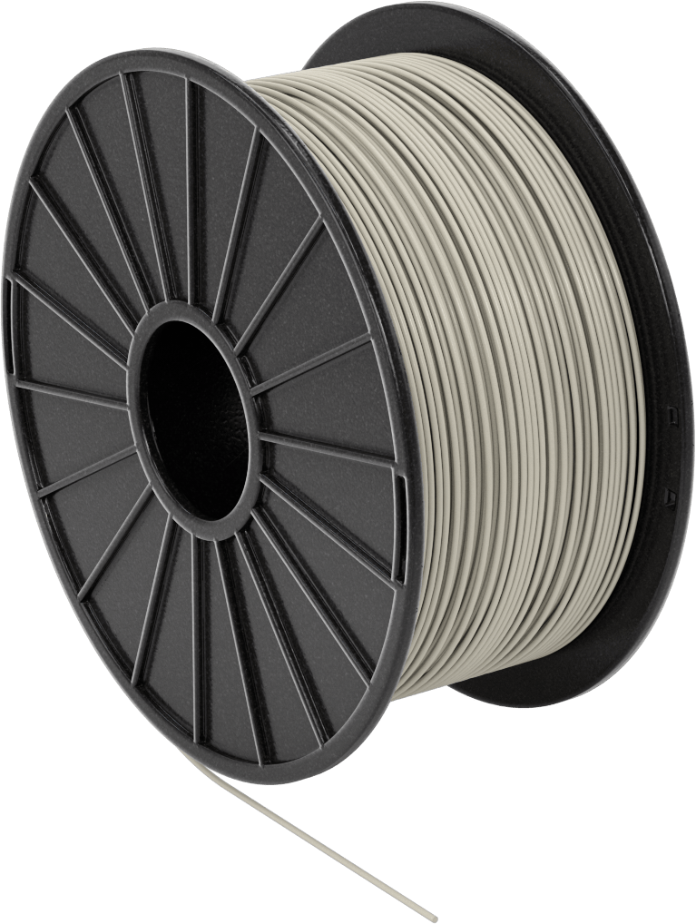 Kolay Baskı 3D Yazıcı Filamenti, Pla, Opak Beyaz, 1.75 mm Çap, 1000 G