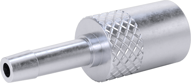Hava için Pirinç Luer Lock Tüp Bağlantısı, Fiş, 1/16"-3/32" Tırnaklı Boru İç Çapı için