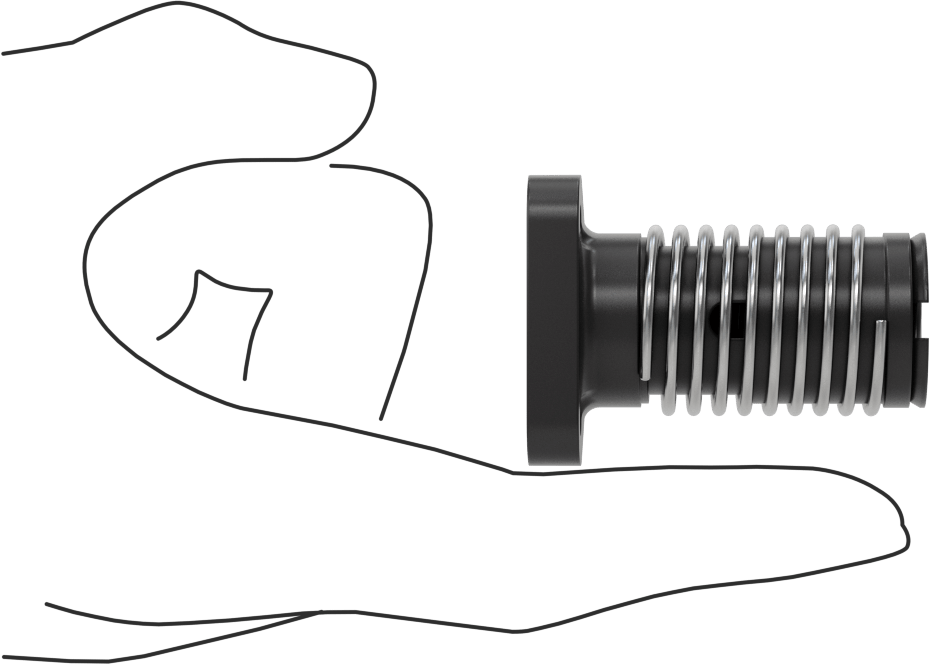 Ultra Hassas Kılavuz Vida için Yaylı 1/2"-10 Diş Boyutu Flanşlı Somun