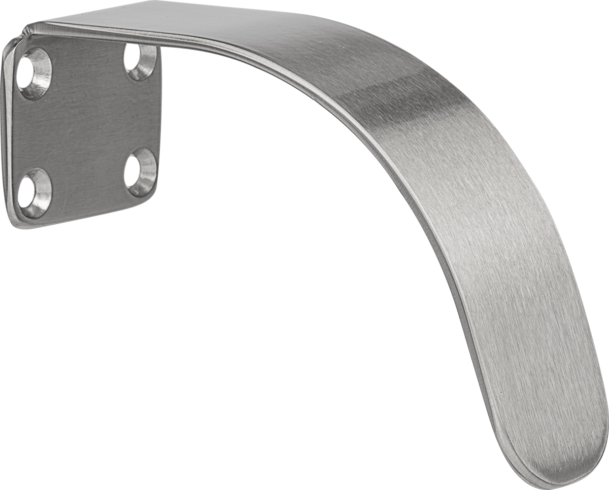 Paslanmaz Çelik Kol Çekme Kolu, 1-1/2" Genişlik x 3-1/2" Yükseklik Başlık