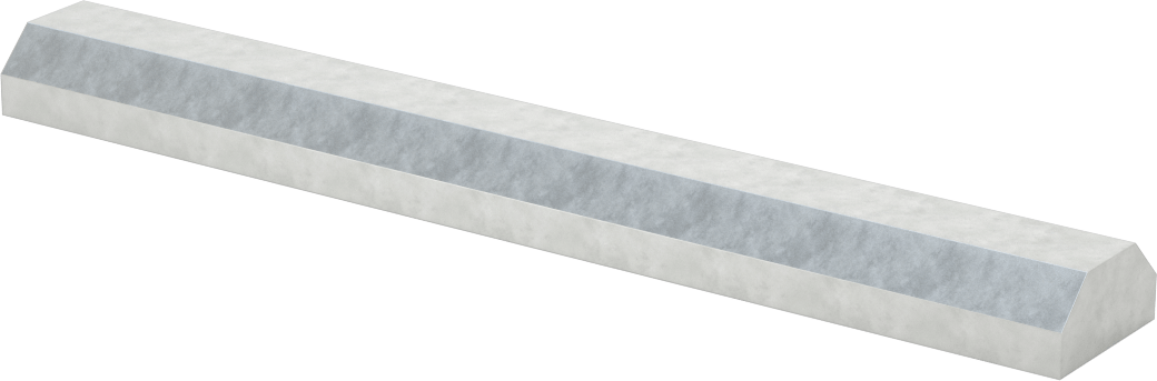 Elektrik Uygulamaları için Lehim, 360°F Erime Sıcaklığı, 7" Uzunluk, 1" Genişlik, 1/2" Yüksekliğinde Çubuk, 1 lb.