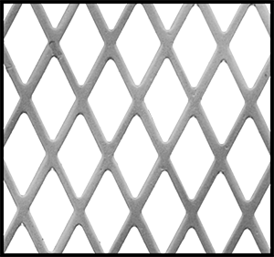 Delikli Panel, 3003 Alüminyum, Elmas Deseni