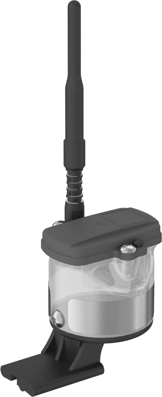 Sıvılar ve Gazlar için Termokupl Vericisi, Kablosuz, Kayış Montajı — Bluetooth, Sıvılar, Yüzeyler, Gaz, Termokupl