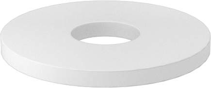 Delrin® Asetal Plastik Pul, 0 Numaralı Vida Boyutu için, 0.062" İç Çap, 0.187" Dış Çap