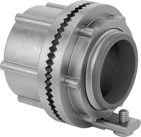 Sert Paslanmaz Çelik Kanal için 1 NPT Dişi - Erkek Adaptör — Adaptör, Konektör, 316 Stainless Steel, Stainless Steel, Düz