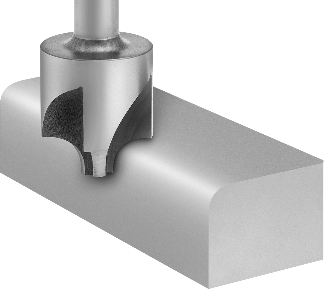 Corner-Rounding Cut Style
