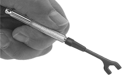 Minyatür Açık Uçlu Anahtar, 2.5 mm Boyut, 4-1/8" Toplam Uzunluk