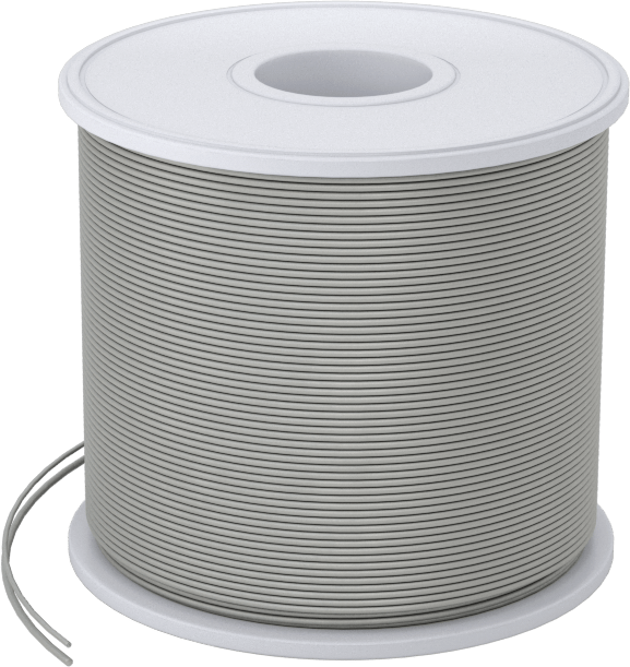 Reçine Özlü Yüksek Erime Noktalı Lehim, Elektrik Uygulamaları için, %5 Kalay, 0.032" Çap, 1 lb.