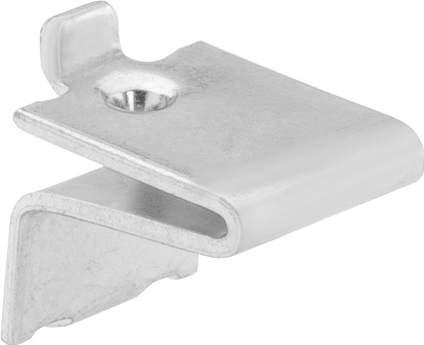 Tek Yivli Standartlar için Çinko Kaplı Çelik Raf Destekleri — 7/8", 5/8", 3/4"