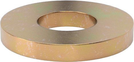 Çelik Mil. Spec. Pul, Sarı Kromat Kaplamalı Çinko, 1/4" Vida Boyutu, MS51412-4