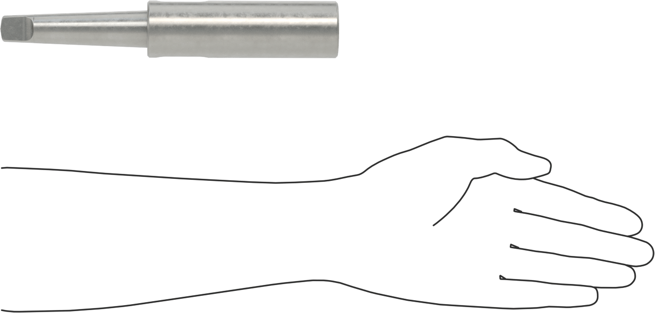 Uzatma, 3 Dış x 3 İç, Çelik, 8-1/2" Toplam Uzunluk