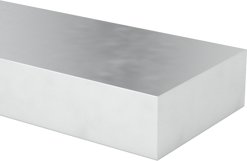Yüksek Mukavemetli 6013 Alüminyum Levha, 3/4" Kalınlık, 2" x 12"