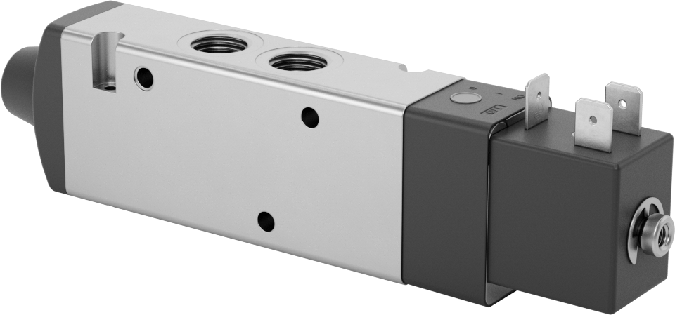 Elektrikli Hava Yön Kontrol Vanası, İki Eylemli, 1/4 NPT Dişi Giriş x Çıkış — Elektrikli (Solenoid), Yay, Screw In,
Sıralı